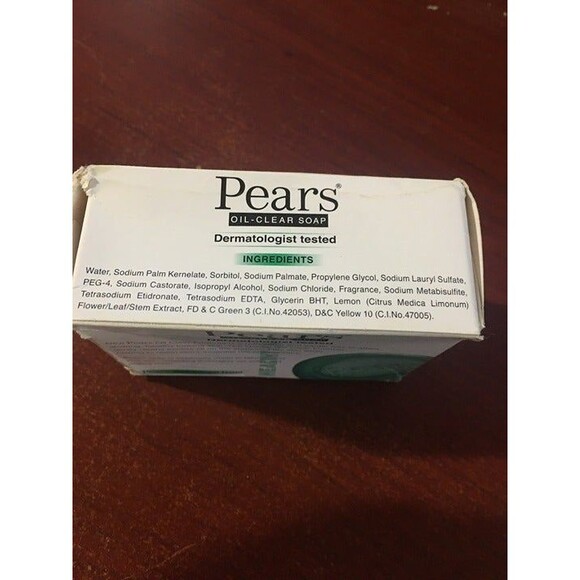 Pears Oil Clear Soap with lemon Flower Extract 4.4oz - Picture 2 of 6
